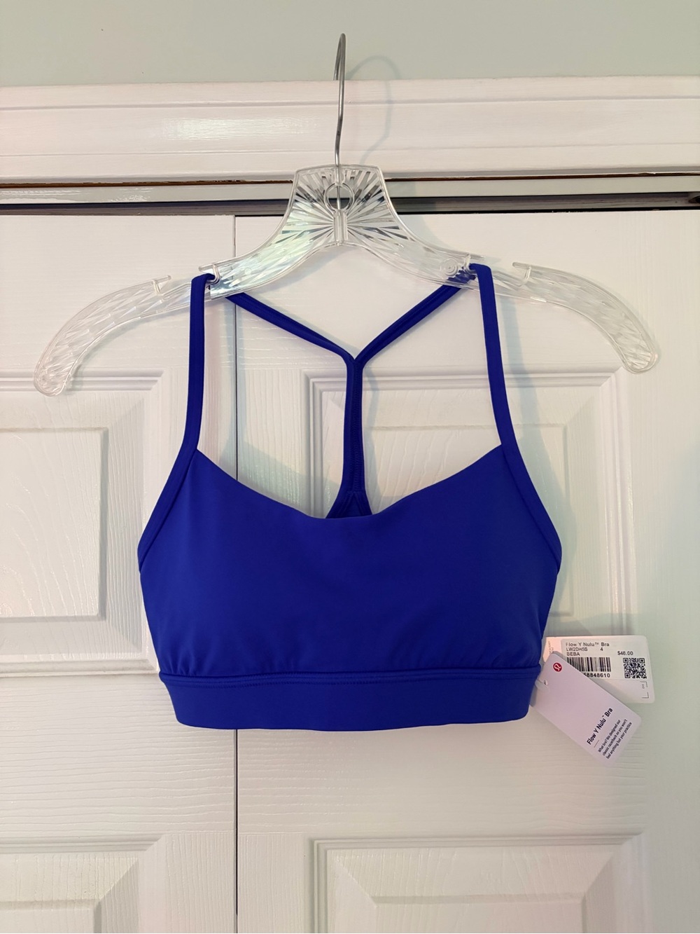 Lululemon Flow Y Bra NWT Beach Ball Blue size 4